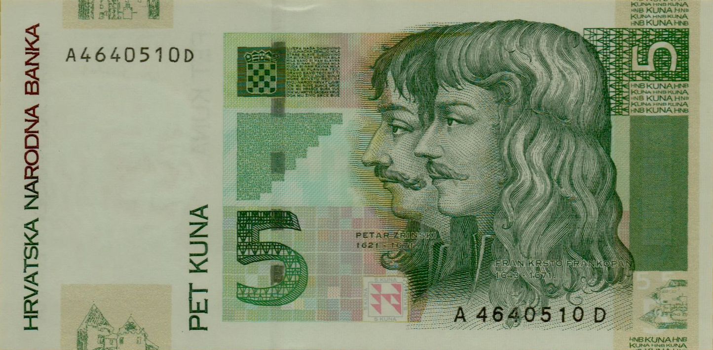 Croatia 5 2001 UNC P-37